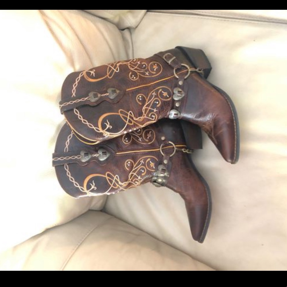 Durango Women's  Heart Harness Western Boots